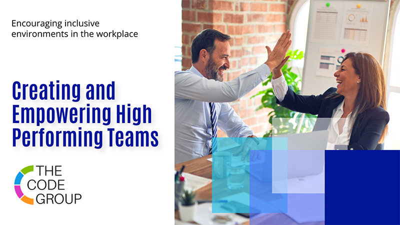 Creating and Empowering High Performing Teams - The CODE Group - Business Consulting, Coaching, and Courses for Diversity, Equity, Inclusion, and Accessibility (DEIA) in the Workplace